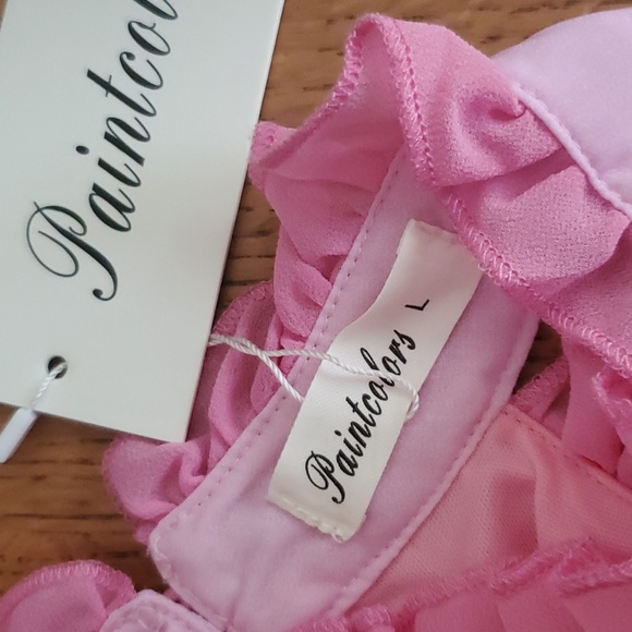 Paintcolors ombre maxi dress - pinks, purple - Picture 6 of 15